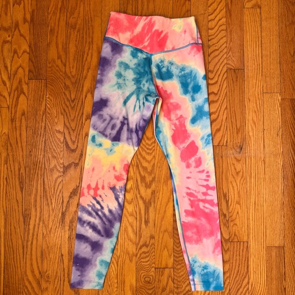Nike Women’s Training Dri-FIT One Mid-Rise 7/8 Tie Dye Leggings Size Small - Picture 7 of 13